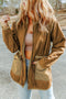 Stitching Quilted Drawstring Jacket